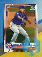 2021 Bowman Chrome #100 Brailyn Marquez - Chicago Cubs RC